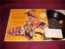 LORD FLEA swingin' calypsos PROMO LP w/ DJ index card