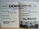 The Beatles  Blackpool ABC Concert Programme August '63