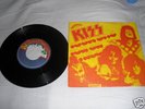 KISS ROCK AND ROLL ALL NITE 1975 DUTCH PS 45 MINT 