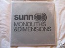 SUNN O))) MONOLITHS & DIMENSIONS 2  XLP BORIS TOUR Ltd.