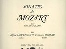 FAR 02/ MOZART SONATAS/ A. LOEWENGUTH/ F.DOREAU