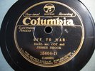 EARL MCCOY JESSIE BROCK Off To War Columbia 15604