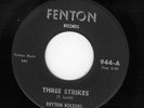 The Rhythm Rockers SURF AROUND/3 STRIKES 45 Fenton NM