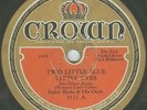 78 - Eubie Blake - Two Little Blue Crown 3111 V+