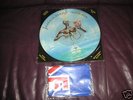 IRON MAIDEN SEVENTH SON PICTURE DISC LP RARE w. BANNER