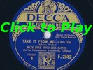 AL BOWLLY with ROY FOX & HIS BAND on DECCA F.2582/HOT