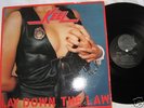 KEEL LAY DOWN THE LAW SHRAPNEL USA PR EX HAIR METAL N/M
