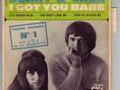 SONNY & CHER - I GOT YOU BABE - RARE FRENCH 7