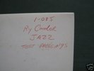 ry cooder/jazz/mobile fidelity/test pressing