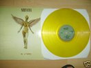 NIRVANA  in utero COLORED YELLOW RECORD -NEAR MINT