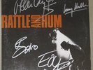 U2 - Rattle and Hum Autographed Signed Bono Edge RARE