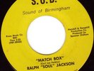Ralph 'Soul' Jackson Match Box S.O.B. Muscle Shoals