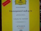 DGG SLPM 138009 BRAHMS PIANO QUINTET BERNATHOVA NM