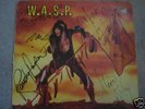 W.A.S.P. Original Members Signed Last command lp cover