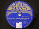 PALM BEACH HAWAIIANS (AL BOWLLY) DECCA F.2246 (E+)