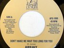 rare Modern Soul Funk 45 AREJAY on AFGHAN Listen