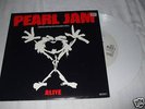 PEARL JAM ALIVE LTD EDITION SINGLE WHITE VINYL