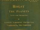 GUSTAV HOLST CONDUCTS THE PLANETS - COLUMBIA 78 RPM SET