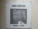 DAVID CHRISTIAN Windows & Doors 1975 rural FOLK lp