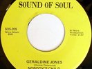 rare Soul Funk 45 NOBODY'S CHILD geraldine jones Hear