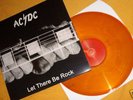 AC/DC Let There Be Rock New Rare Orange Vinyl LP