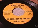 RICHTIE PARIS Very Rare Teen Rocker 45 on TIP TOP Hear