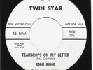 Eddie Ringo on Twin Star *doowop/rockabilly 2-sider M-