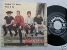 THE BEATLES 45 TICKET TO RIDE ITALY PARLOPHON GREEN