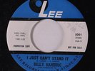 BILLY HAMBRIC: I Just Can't Stand It 45 (dj, xol) rare Soul