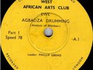 WEST AFRICA Ghana (Gold Coast) Ewe High Life Percussion