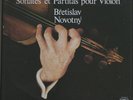 BRETISLAV NOVOTNY Solo Violin BACH Orig 3 LP SUPRAPHON