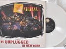 NIRVANA MTV Unplugged In New York NM LP WHITE VINYL