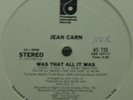 PROMO** JEAN CARN - WAS THAT ALL IT WAS *LISTEN* 1979