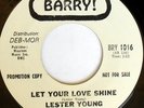 rare Soul Funk 45 LESTER YOUNG on BARRY Listen