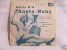 Eartha Kitt Santa Baby Rare 1953 RCA 45 In Pic Sleeve