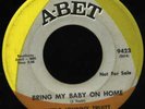 N. Soul Little Johnny Truitt DJ 45 on A-BET #9423 NICE