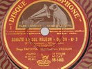 (2)78RPM RACHMANINOFF KREISLER PLAYS BEETHOVEN SONATA
