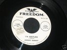 Rare US SP promo dj single JOHNNY BURNETTE Freedom MINT