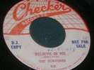 FORTUNES BELIEVE IN ME 45 CHECKER WLP