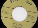 Rare Funk 45  EXPLOSIONS - JOCKEY RIDE  on GOLD CUP