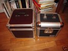 2 Flight cases Pro pour vinyls 33 tours