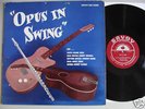 KENNY BURRELL FRANK WESS Opus In Swing SAVOY mono VG+