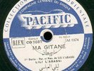 78 RPM ARABIC LILI L'ABASSI MA GITANE ALGERIE