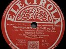 3x 78 RPM - BRUCH - VIOLIN CONCERTO - SIEGFRIED BORRIES