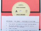 IRON MAIDEN Holy Smoke OZ 7” PS Promo Issue RARE
