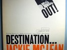 JACKIE McLEAN DESTINATION OUT NM ORIG BLUE NOTE MONO LP