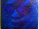 LIGHTNIN' HOPKINS SOMETHING BLUE N/M WHITE LBL PROMO LP