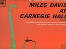 MILES DAVIS AT CARNEGIE HALL 1961 NL CBS CL1812 M- MONO