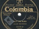 Allen Brothers on Columbia, Salty Dog Blues - Ex