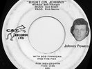 Rare Funk 45  JOHNNY POWERS -  RIGHT ON, JOHNNY  on CAT